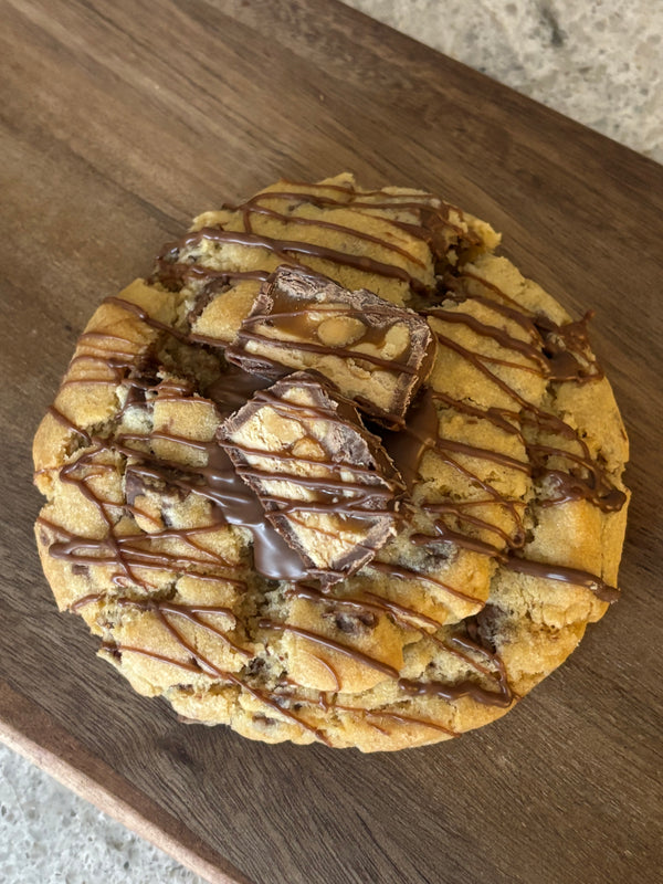 Peanut Caramel Stuffed Cookies