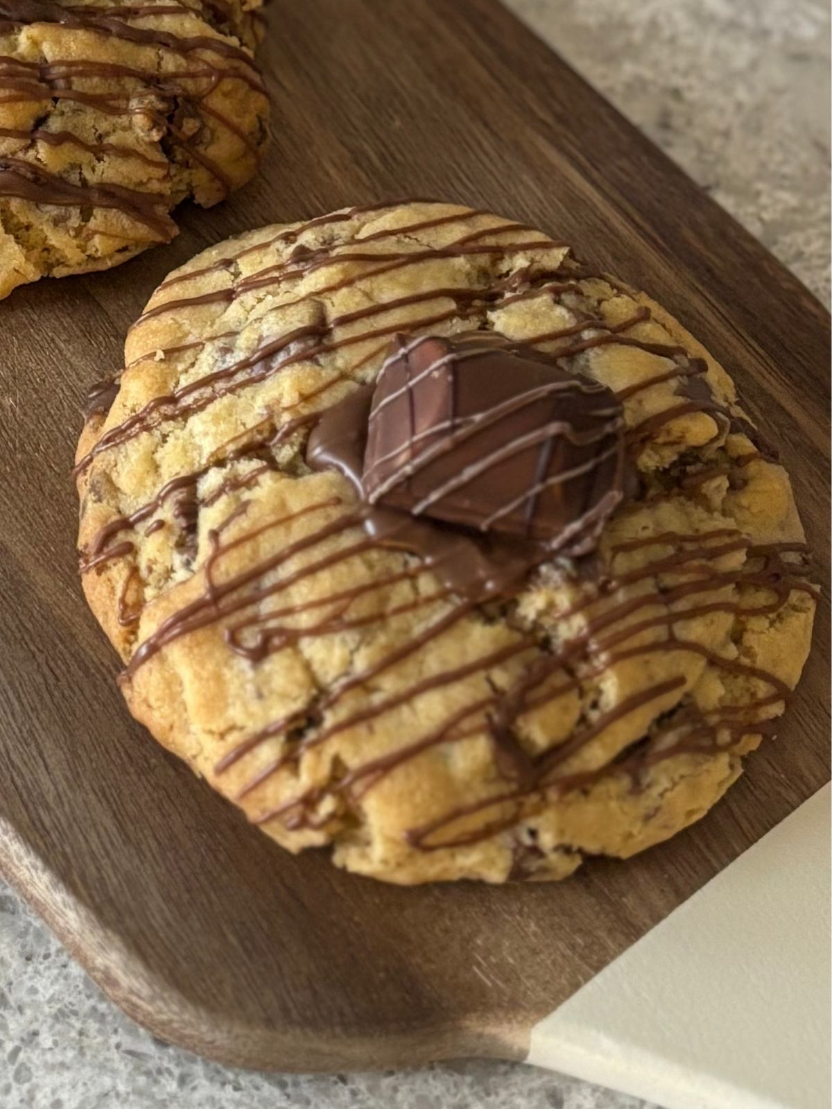 White Hazelnut Stuffed Cookies